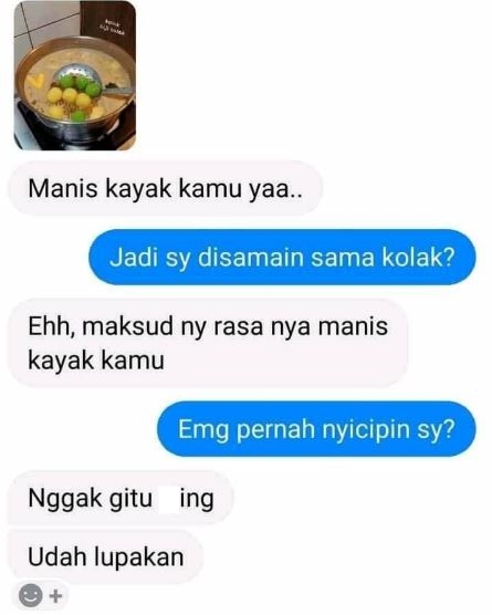 Chat lucu niatnya pengen ngegombal Berbagai sumber