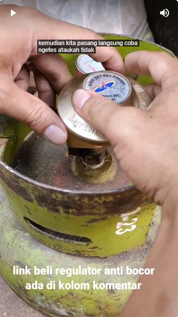 Bukan dililit benang jahit, ini trik atasi tabung gas bocor cukup pakai 1 alat sederhana