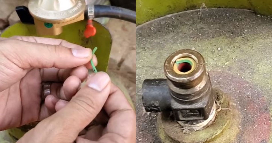 Bukan dililit benang jahit, ini trik atasi tabung gas bocor cukup pakai 1 alat sederhana