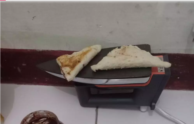 Potret kocak lifehack makanan © X Potret kocak lifehack makanan © X