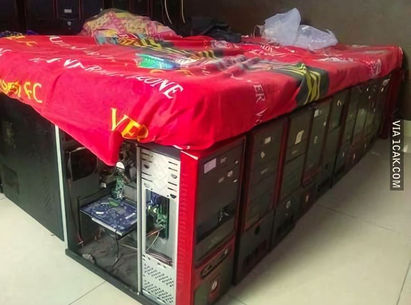 Potret kocak penampakan ranjang tidur Berbagai sumber