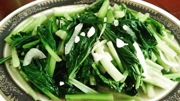 13 Resep sawi hijau untuk buka puasa, enak, sehat, segar, dan sederhana