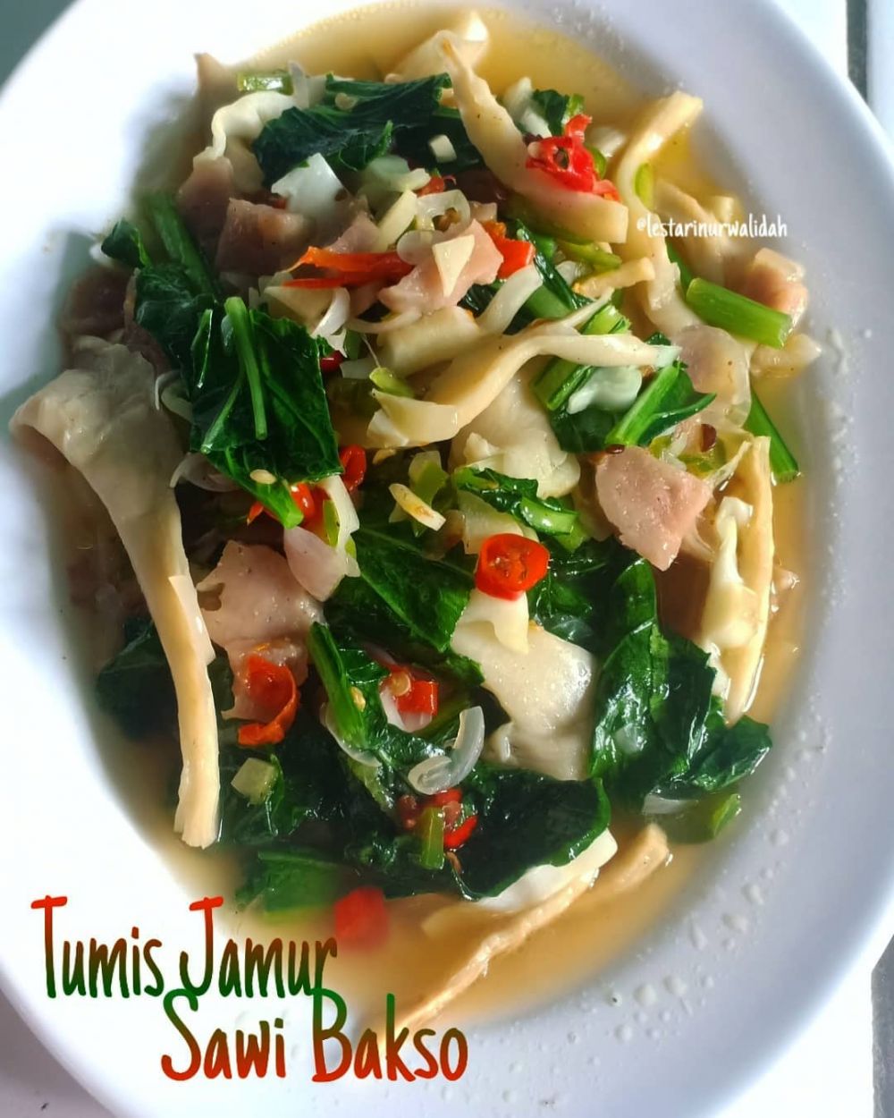 13 Resep sawi hijau untuk buka puasa, enak, sehat, segar, dan sederhana