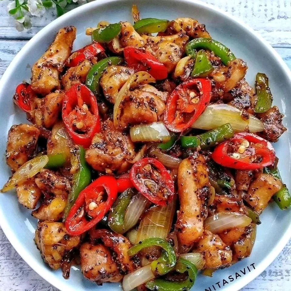 13 Resep ayam lada hitam untuk buka puasa, nikmat, praktis, dan mudah dibuat