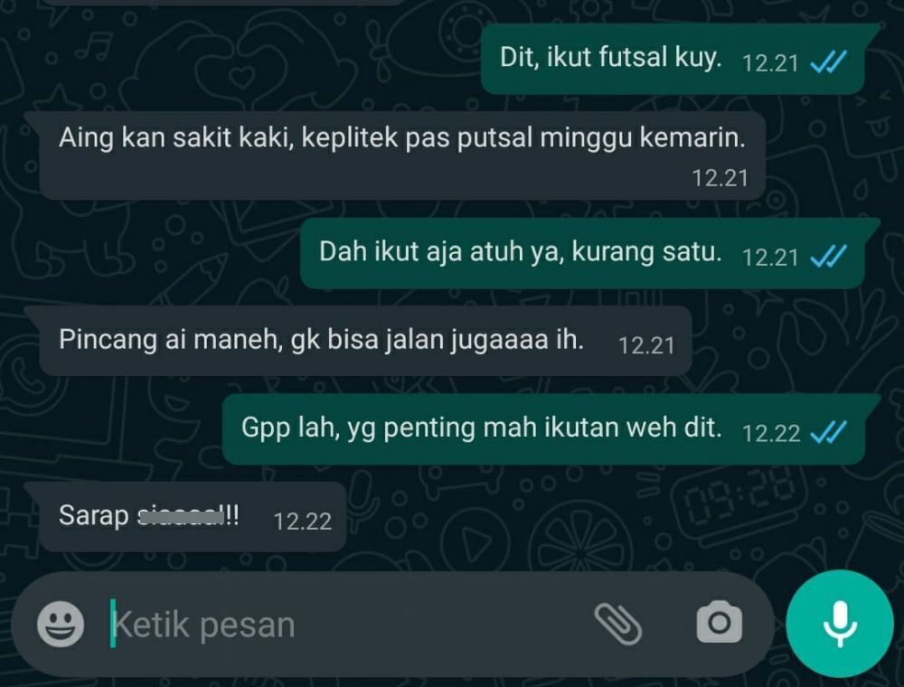 Chat lucu sama temen ini endingnya bikin senyum getir © X Chat lucu sama temen ini endingnya bikin senyum getir © X