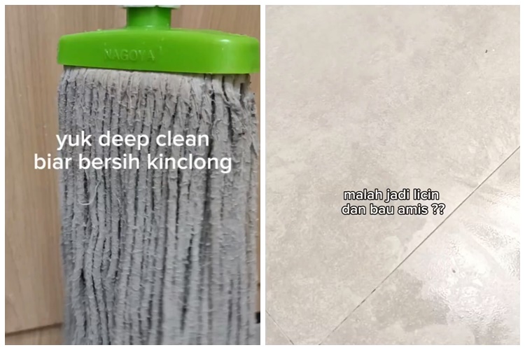 Tanpa perlu dikucek sitrun, ini cara memutihkan kain pel dekil dan bau amis pakai 3 bahan dapur