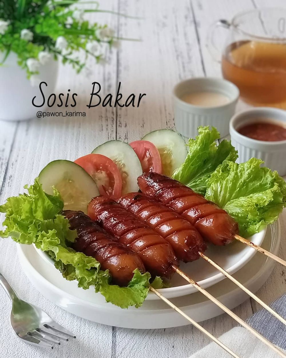 13 Resep sosis bakar berbagai bumbu untuk takjil buka puasa, lezat, simpel, dan mudah ditiru