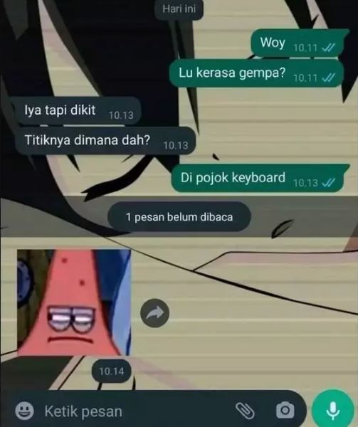 Chat lucu harusnya serius malah kocak Berbagai sumber