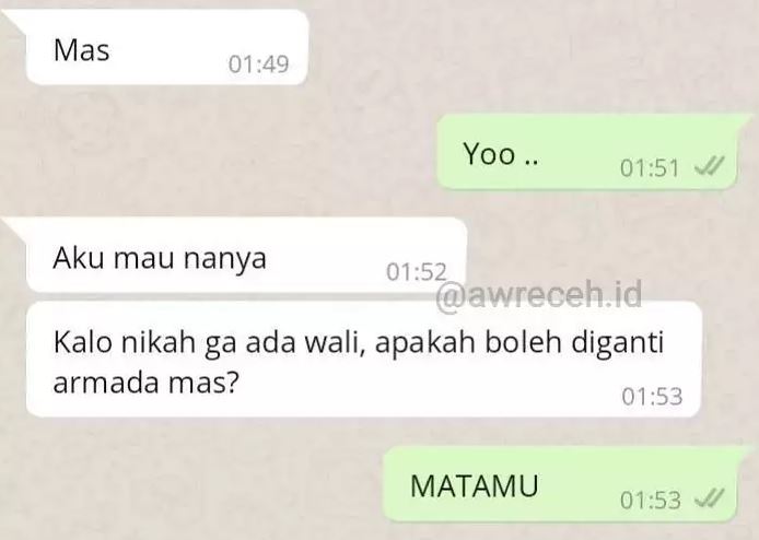 Chat lucu harusnya serius malah kocak Berbagai sumber