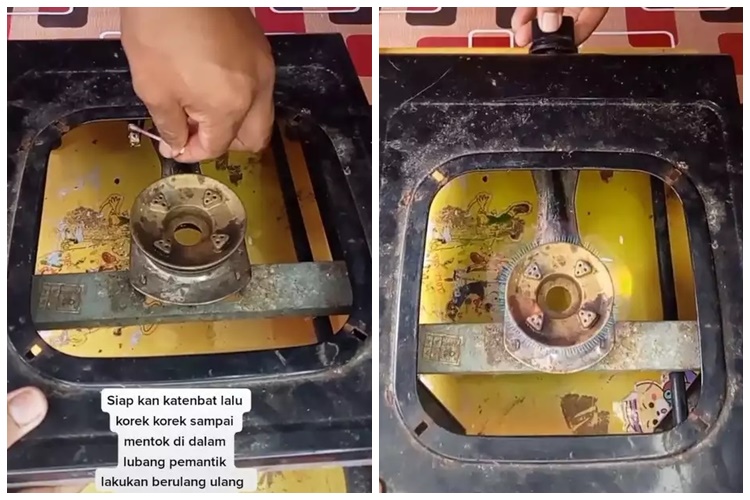 10 Cara mengatasi kompor gas tidak menyala, praktis dan mudah ditiru