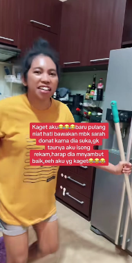 Diberi surprise oleh majikan TikTok/@cahayadewi80