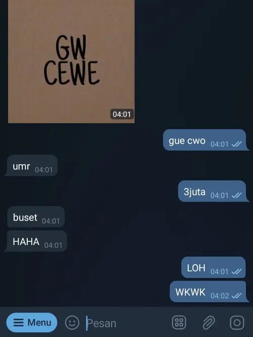 chat salah tangkap informasi berbagai sumber