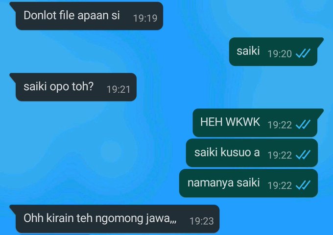 chat salah tangkap informasi berbagai sumber