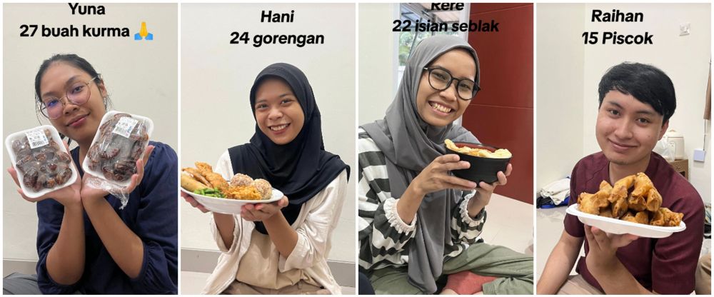 takjil sesuai tanggal lahir TikTok/@achaaaurora_