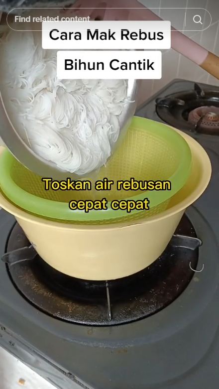 Bukan direbus, begini cara mengolah bihun supaya hasilnya antilembek dan tak mudah putus