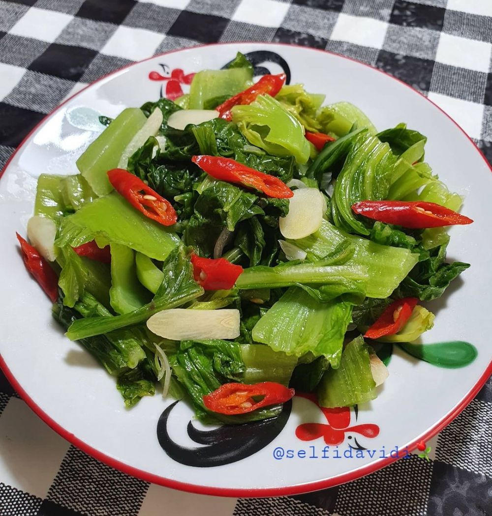 17 Resep sawi hijau untuk sahur, enak, praktis, sehat, dan sederhana