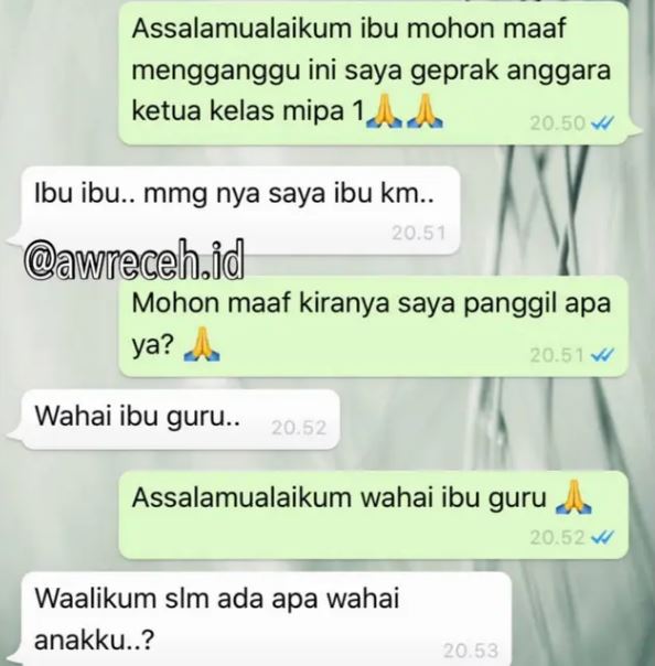 Chat lucu dosen ke mahasiswanya absurd Berbagai sumber