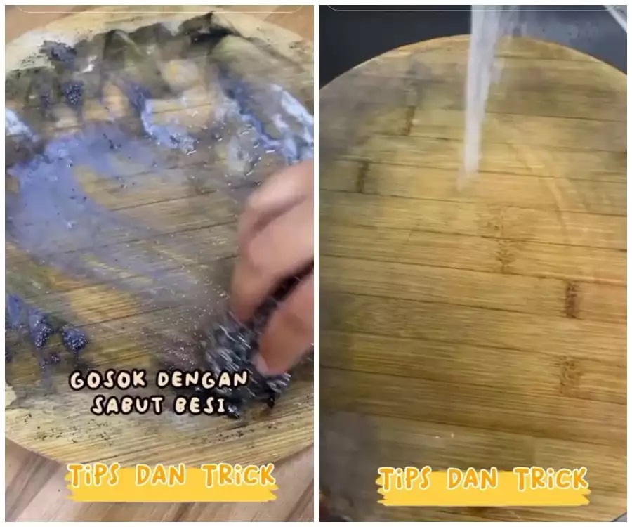 15 Cara membersihkan talenan, mudah pakai bahan sederhana