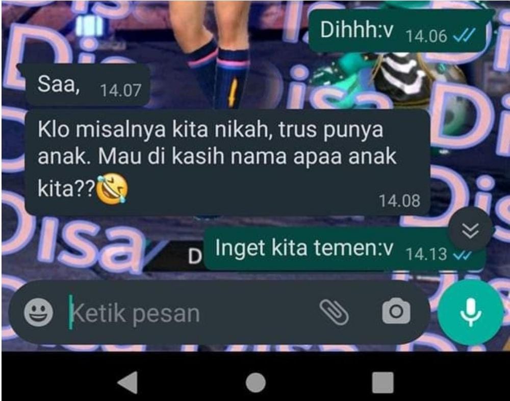 Chat lucu ditolak secara halus dari berbagai sumber Chat lucu ditolak secara halus dari berbagai sumber