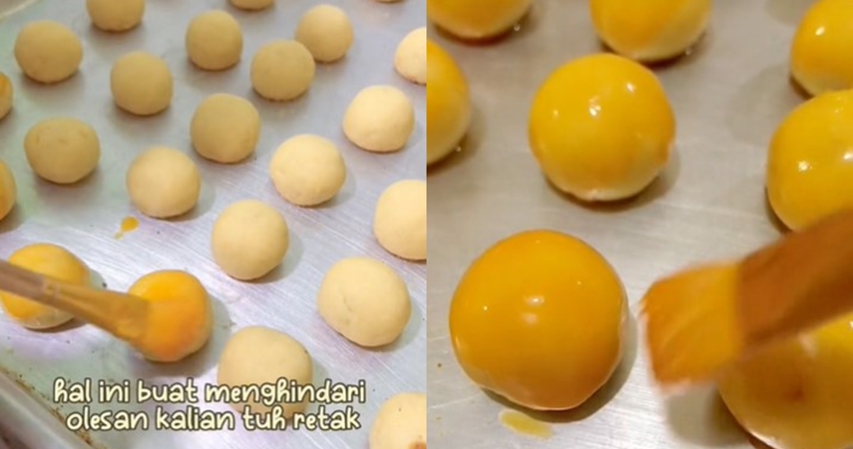 Jangan cuma gunakan kuning telur, ini cara agar olesan nastar glowing dan antiretak ditambah 2 bahan