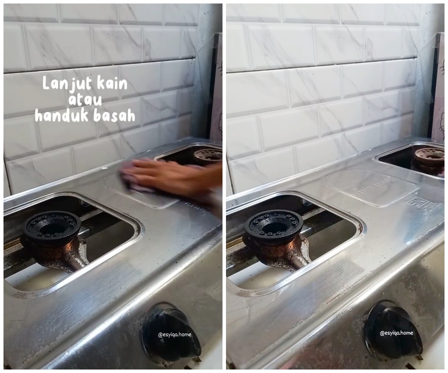 Tak perlu racikan bahan khusus, begini cara bersihkan kompor berminyak cuma pakai 1 bahan dapur
