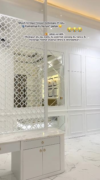 potret kamar bos skincare anggela © instagram potret kamar bos skincare anggela © instagram