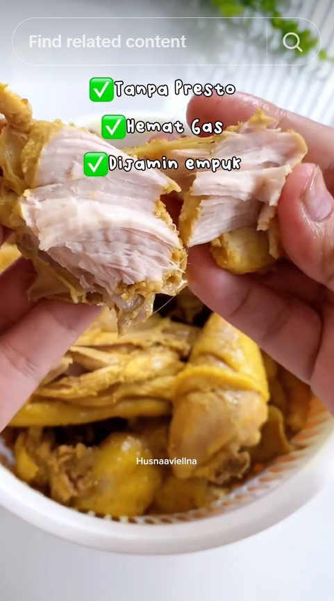 Cukup 12 menit, ini trik ungkep ayam kampung agar empuk dan lembut meski tanpa presto