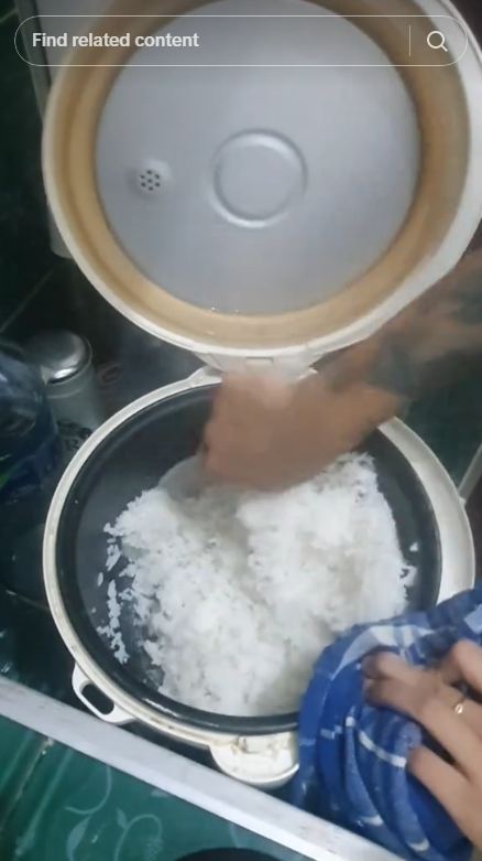 Pakai 1 alat, wanita ini punya trik supaya nasi tak kering dan berkerak meski seharian di rice cooker