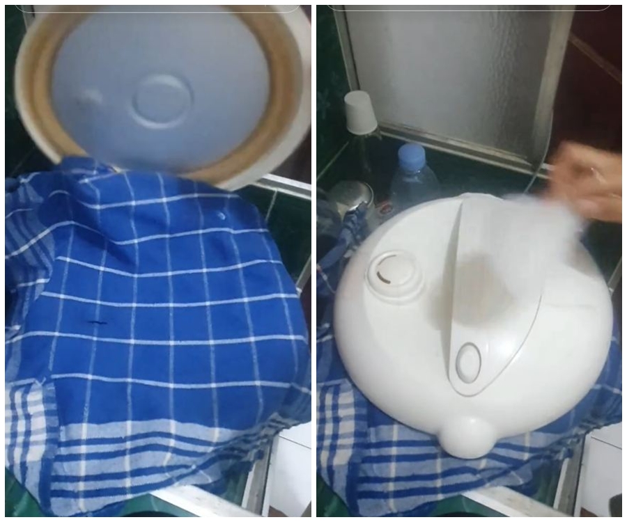 Pakai 1 alat, wanita ini punya trik supaya nasi tak kering dan berkerak meski seharian di rice cooker