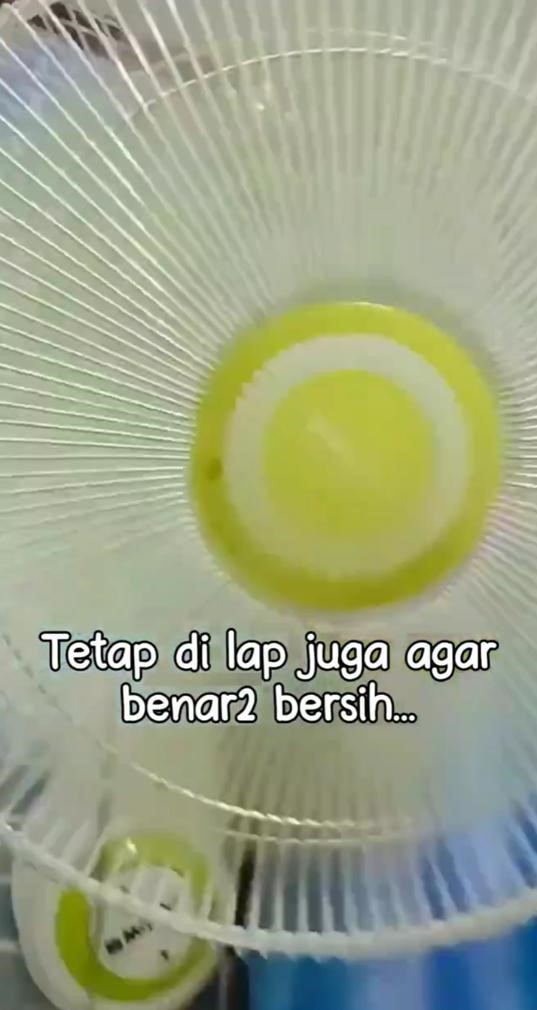 Tak perlu dibongkar, cara emak-emak bersihkan kipas ini cuma 30 menit pakai tambahan 2 bahan dapur