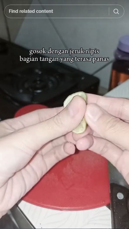 Bukan diolesi minyak, ini trik hilangkan rasa panas di tangan akibat cabai cuma pakai 1 bahan dapur