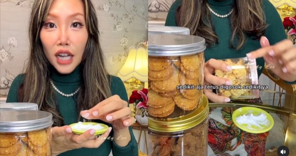 Tanpa disayat cutter, trik lepas selotip tutup toples kue pakai 1 bahan dapur ini solusi sejuta umat