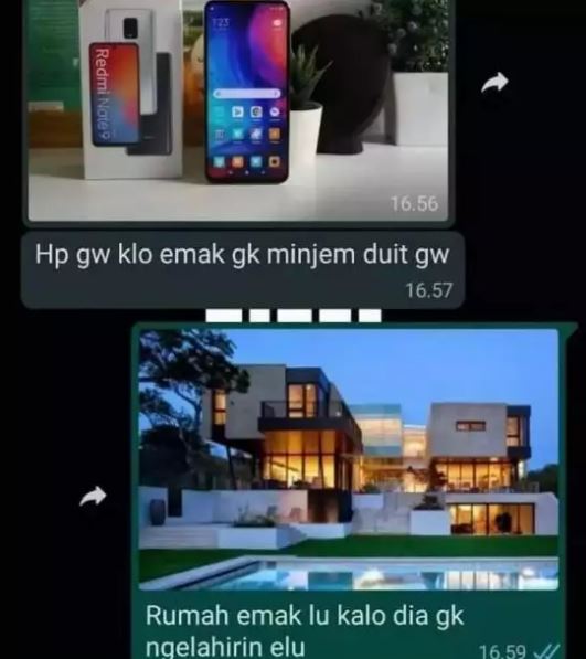 Chat lucu pas curhat sama temen ini responsnya absurd abis Berbagai sumber