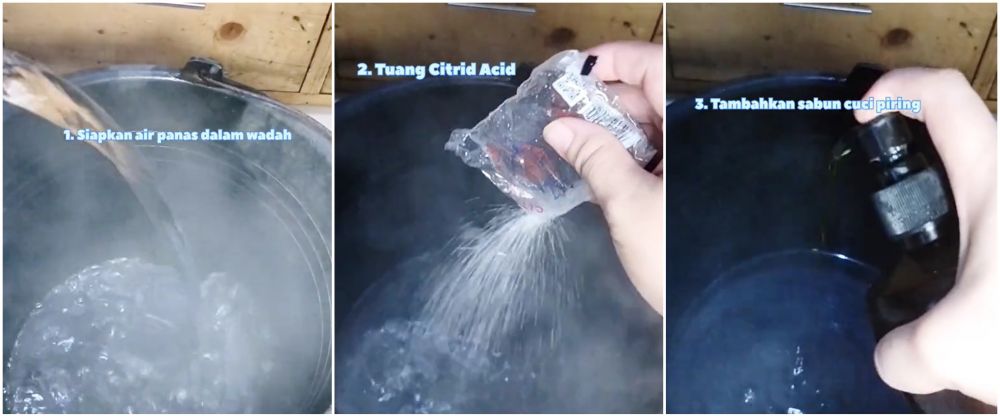 Tak perlu disikat, cara wanita bersihkan kerak keramik kamar mandi ini cuma tambah 1 bahan dapur
