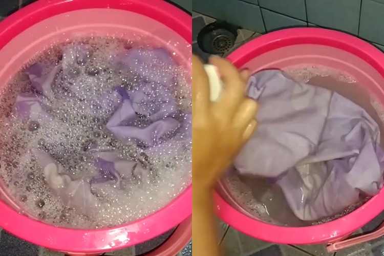 Tak perlu disikat, ini cara cepat bersihkan sarung bantal dekil cuma tambah 1 bahan dapur