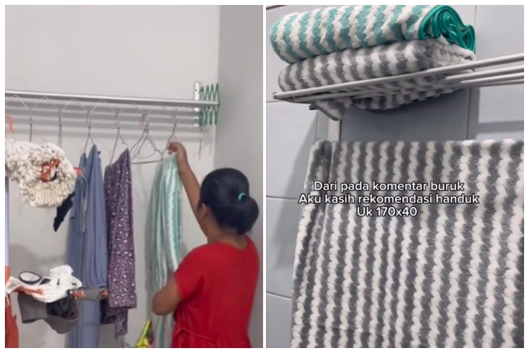 Tanpa direndam detergen, ibu muda mencuci handuk dekil ini hasilnya kinclong cuma pakai 2 bahan dapur