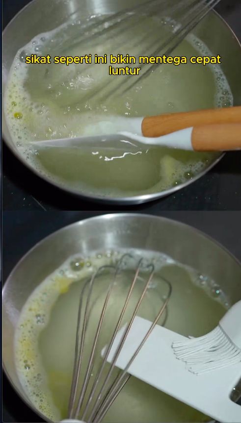 Bukan disiram air panas, ini trik bersihkan alat baking bekas mentega agar bersih dan kesat lagi