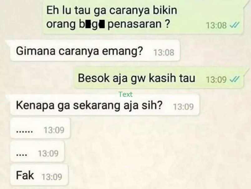 Chat lucu pertanyaan nggak jelas Berbagai sumber