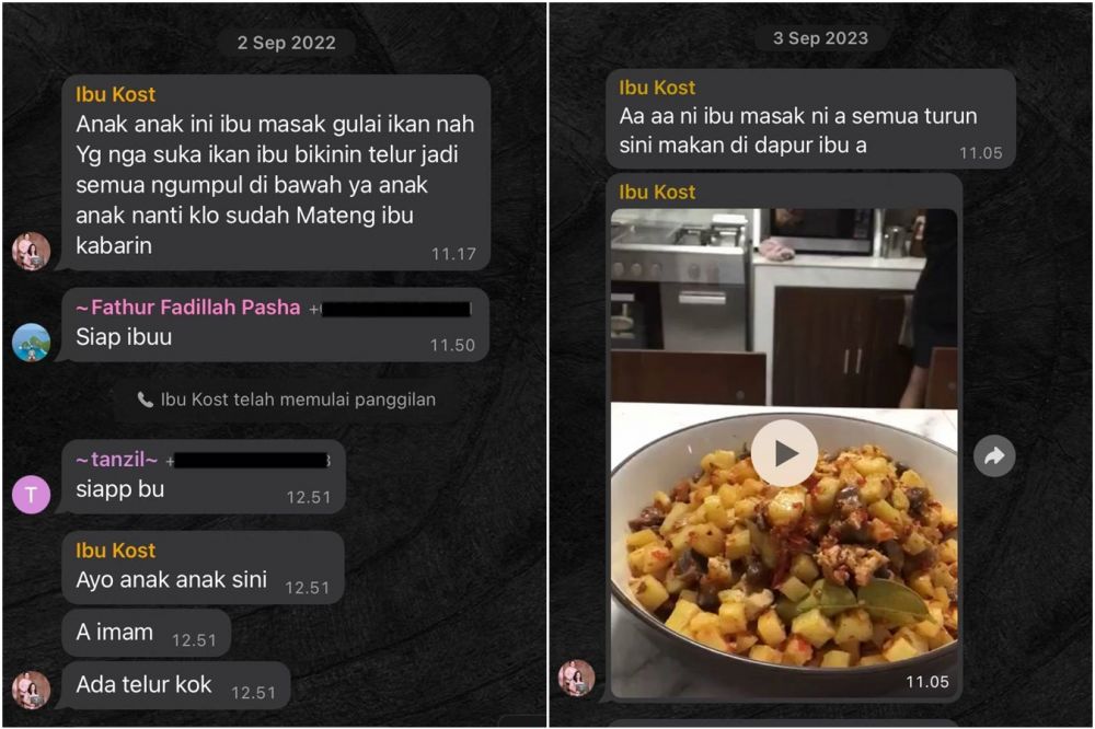 momen pria pamer kebaikan induk semang TikTok