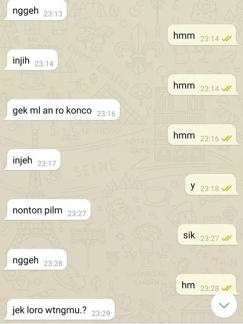 chat lucu pacar super cuek berbagai sumber