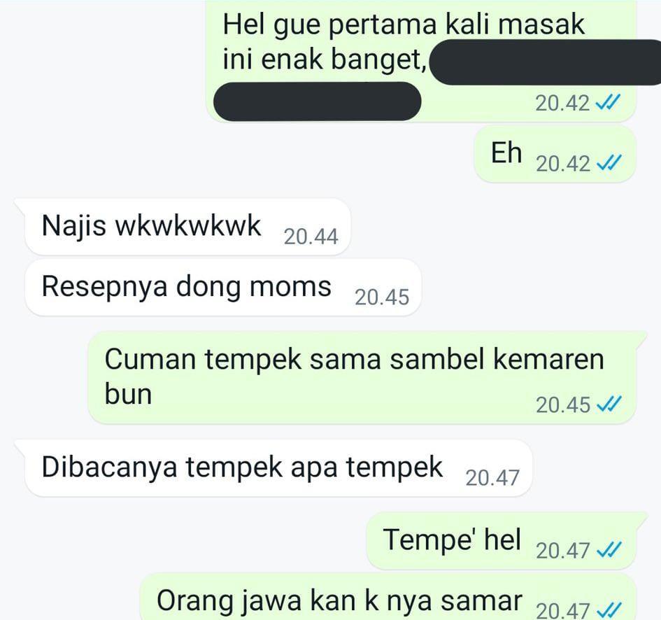 chat resep bikin badmood berbagai sumber
