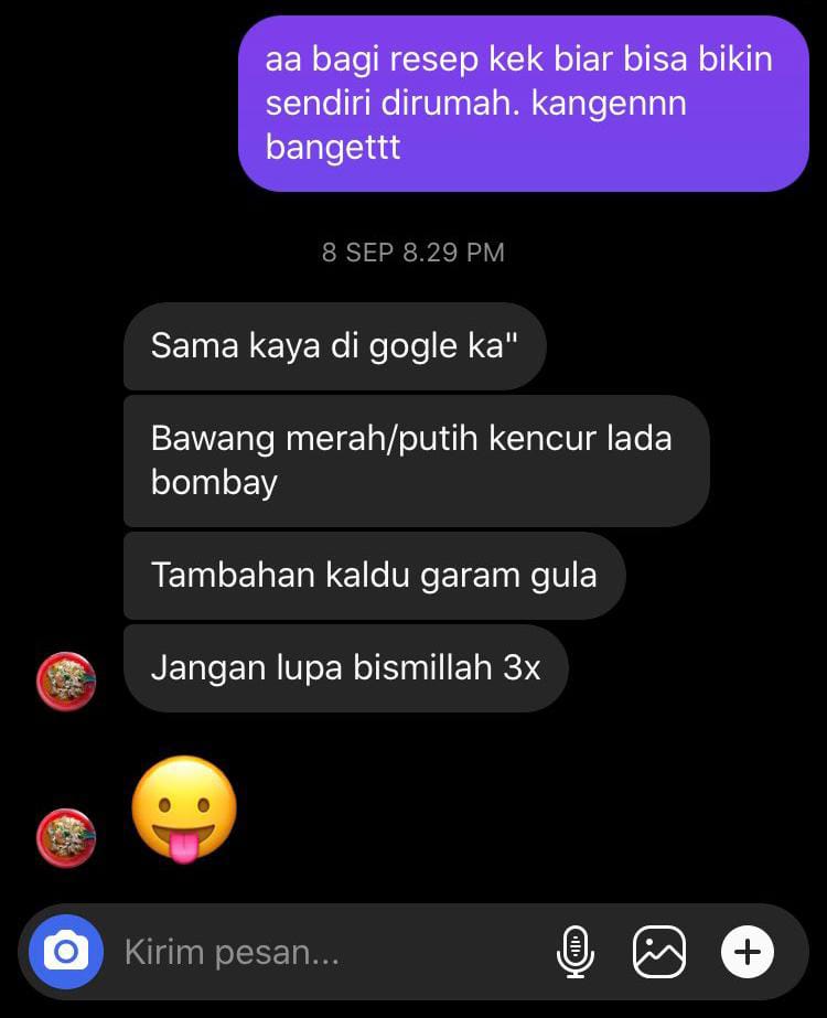 chat resep bikin badmood berbagai sumber