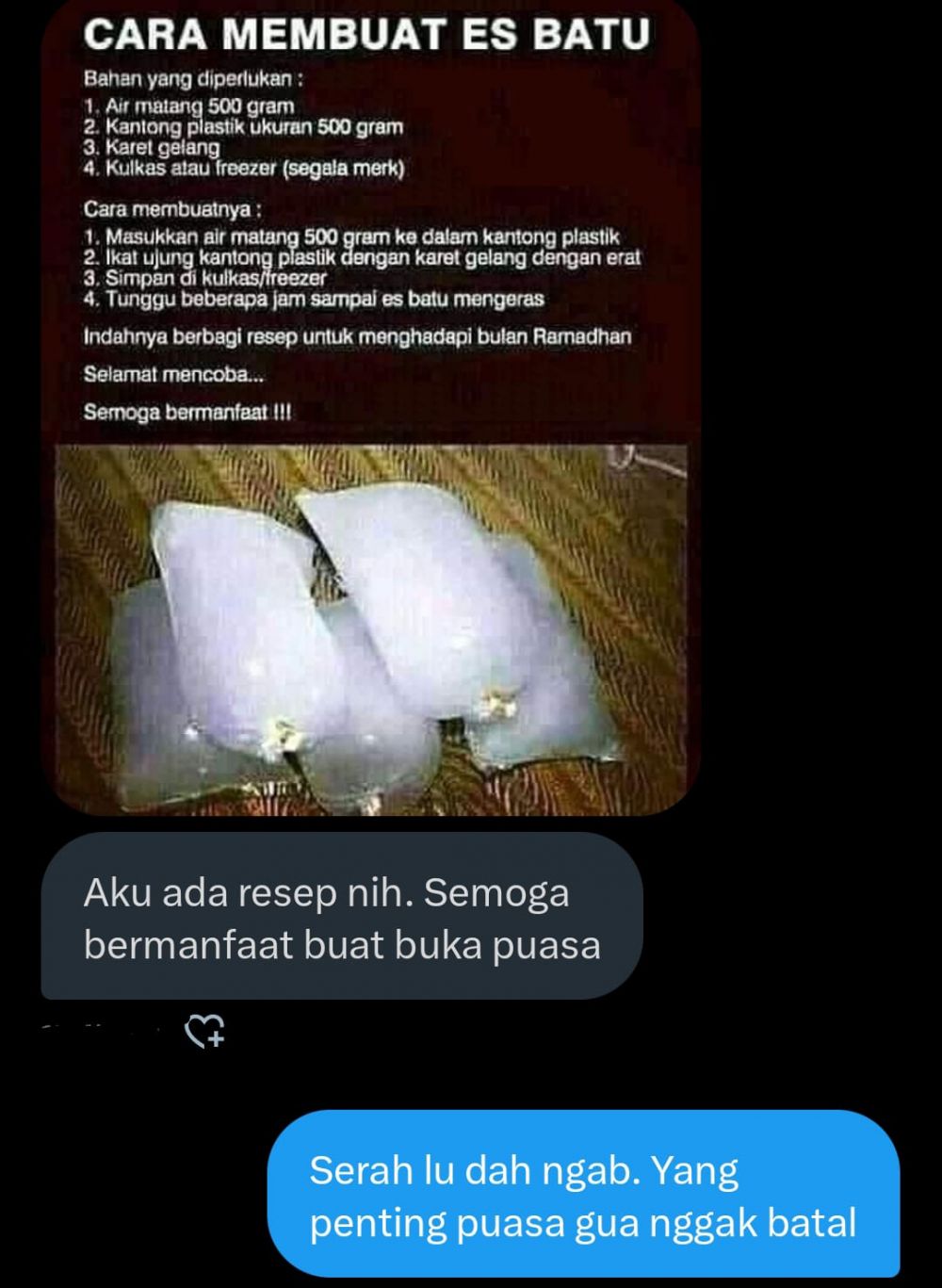 chat resep bikin badmood berbagai sumber