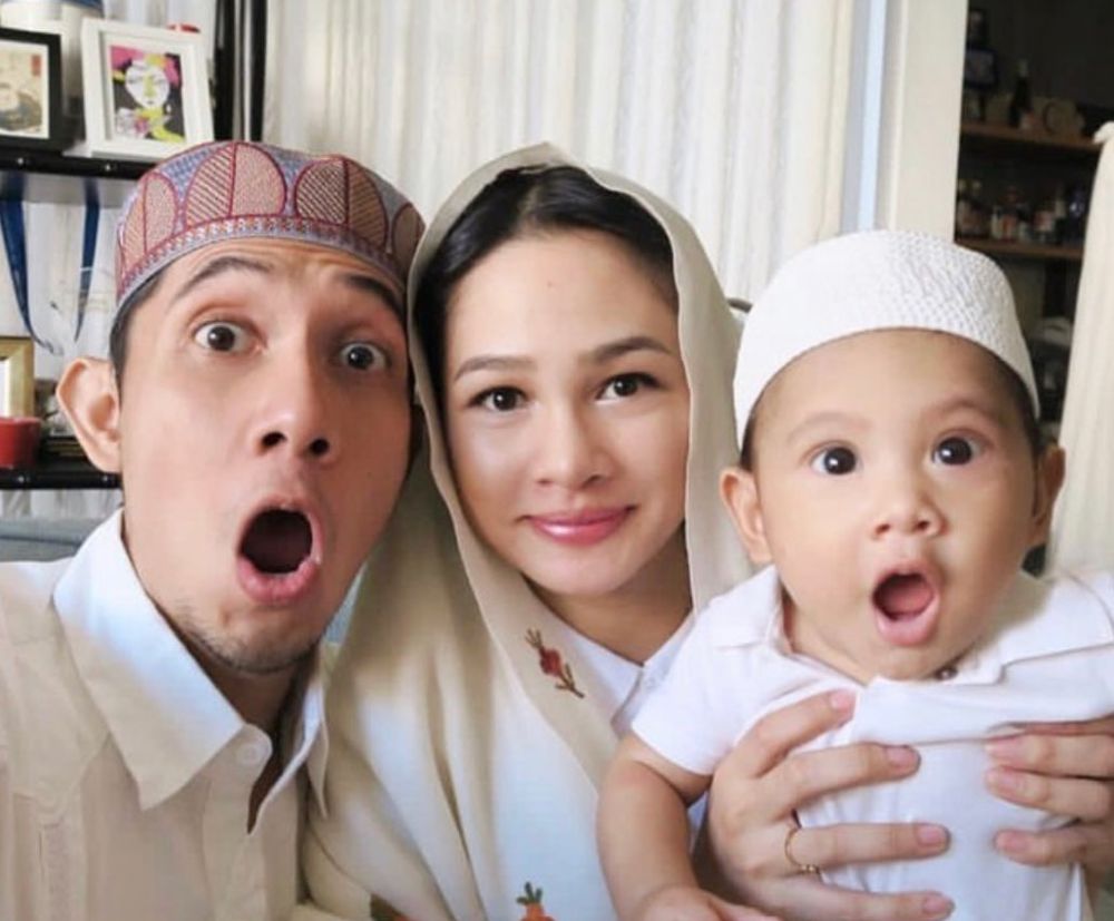 gaya andien lebaran dari tahun ke tahun © instagram