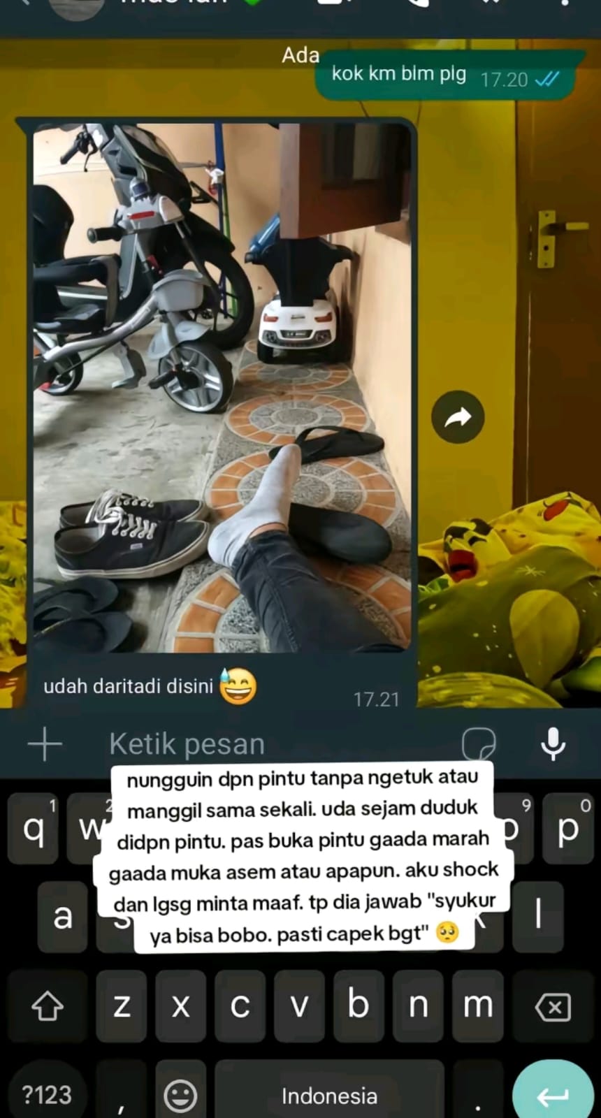 tega bangunin istri lagi tidur © TikTok tega bangunin istri lagi tidur © TikTok