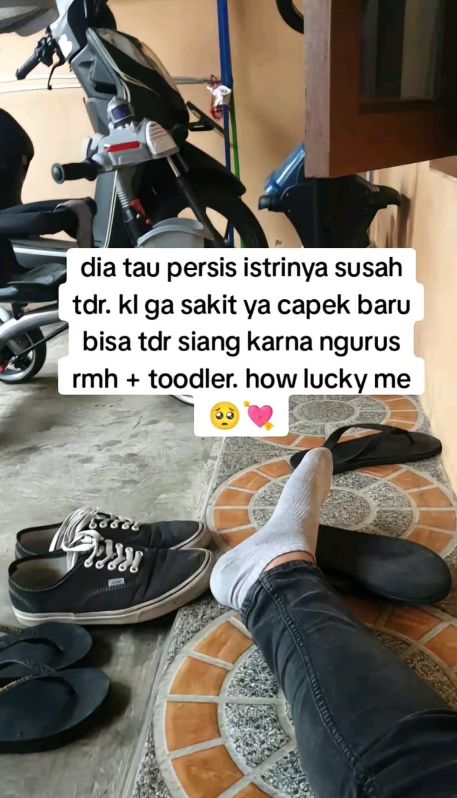 tega bangunin istri lagi tidur © TikTok tega bangunin istri lagi tidur © TikTok