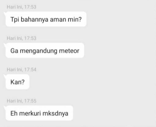 chat lucu salah paham pas lagi tawar barang Berbagai sumber