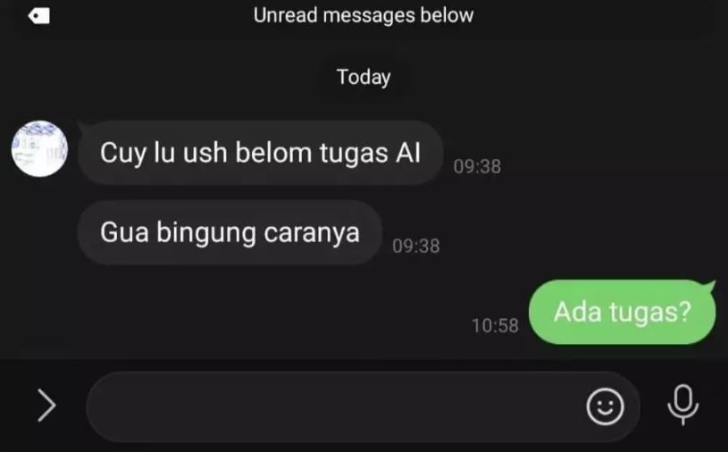 Chat lucu serius malah dijawab bercanda Berbagai sumber Chat lucu serius malah dijawab bercanda Berbagai sumber