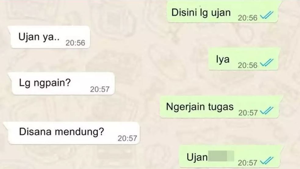 Chat lucu dengan teman nggak nyambung Berbagai sumber Chat lucu dengan teman nggak nyambung Berbagai sumber