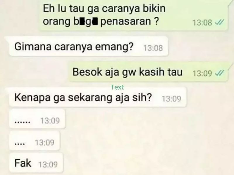 Chat lucu orang gabut lagi buang-buang waktu Berbagai sumber